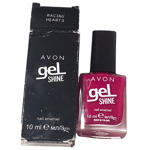 Avon Gel Shine Nail Polish Racing Hearts Purple