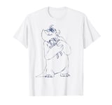 Disney Pixar Monsters Inc. Sully And Boo Hugging Sketch T-Shirt