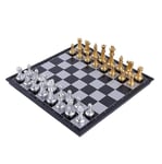 Folding Chess Board Set, Chess Set Voyage, Jeux D'échecs Médiévaux, des Pièces D'échecs Échiquier, Pliant Magnétique Jeu D'échecs