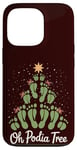 iPhone 13 Pro Oh Podiatree Funny Tree Foot Christmas Staff Squad Xmas Tree Case