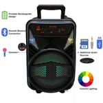 Portable Bluetooth LED Party Speaker Loud Woofer Sound System & MIC  1000W