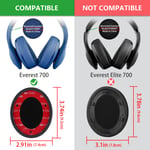 Geekria Replacement Ear Pads for JBL Everest 700, V700BT Headphones (Black)