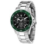 Montre Homme Maserati Compétition Acier Vert R8873600008 NEUVE ET ORIGINALE