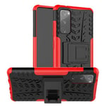 Samsung Galaxy S20 FE      Heavy Duty Case    Red