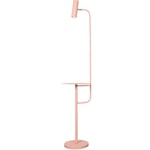YNSW Iron Led Floor Lamps, Stepless Dimming And Touch Control LED Floor Standing Lamp for Bedroom Living Room Office Energy Saving Bedside Floor Lamp,Pink