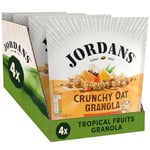 Jordans Granola Tropical | Breakfast Cereal | High Fibre | 4 PACKS of 750g