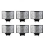 6-pack NIZLED W60 Vinklad arbetsbelysning 60W (5600 lumen), arbetsljus