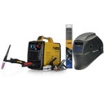 Poste a souder Profesionnel inverter MMA TIG 150 Ampères+12 baguettes Ø 2.5 mm + Cagoule LCD + Mallette VITO