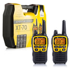 Paire Walkie Talkie MIDLAND XT70 Adventure Noir Jaune Avec Chargeur