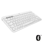 Logitech K380 Multi-Device Bluetooth Keyboard - tastatur - QWERTZ - Sveitsisk - elfenbenshvit