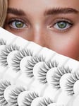 Strip Lashes Natural False Eyelashes Wispy Fake Eyelashes Soft False Lashes C Curl Natural Lash 13mm Siligli Eyelashes 7 Pair Eye Lashes Pack