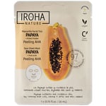 Masques Iroha Nature  Papaya Peeling Masque Facial En Tissu Aha