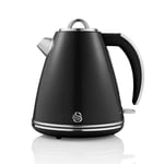 Swan Retro Black 1.5 Litre Jug Kettle