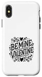 Coque pour iPhone X/XS Be Mine Valentine Heart Love pour couples