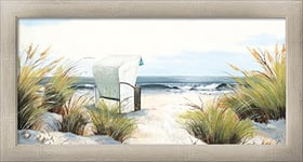 Pro-Art-Bilderpalette oK273R17 encadré Motif Gentle Breeze II Tableau avec Cadre en Bois Multicolore