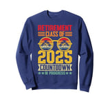 Funny Retirement Class Of 2025 Countdown In Progress Teacher Sweatshirt