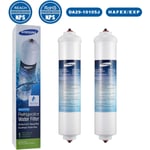 2-pack Samsung DA29-10105J HAFEX / EXP WSF-100, DA99 02131B, EF9603, HAIER LGFridge Vattenfilter