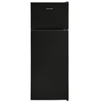 Russell Hobbs Freestanding Fridge Freezer in Black 54cm Wide 145cm High 171L Fridge Capacity, 42L Freezer Capacity, Adjustable Thermostat, 2 Year Guarantee RH144TMFF541E1B