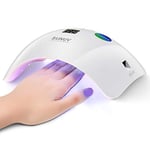 SUNUV Lampe UV LED Sèche Ongles, 48W Séchoirs à ongles et lampes UV, 3 Minuteries 30s/60s/99s, Écran LCD, Séchage Rapide pour Vernis Semi Permanent, Gel Vernis