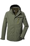 Killtec Men's Kow 6 Mn Jacket 3 in 1 Functional Jacket Waterproof with Zip-Off Hood and Zip-In Fleece Jacket