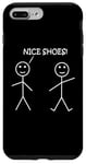 Coque pour iPhone 7 Plus/8 Plus Nice Shoes Sarcasme Funny Stickman Stick Figure Sarcastique Pun