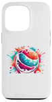 Coque pour iPhone 13 Pro Splash Art Dodge Ball Dodgeball Player