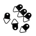 50Pcs Black Mini Triangle Picture Frame Hooks