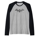 Batman: Arkham Origins Crackle Logo Raglan Baseball Tee