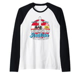 Surviving Austria With These Crazies Austria Raglan Baseball Tee