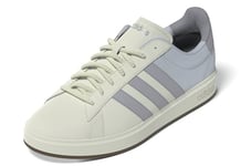 adidas Femme Grand Court 2.0 Shoes White 4 Chaussures, Blanc cassé Glory Grey Halo Blue, 36 2/3 EU