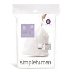 simplehuman K 38 Litre Bin Liners White