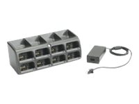 Zebra 8-Slot Battery Charger Kit - Strømadapter Og Batteriopplader