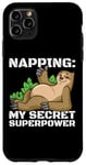 iPhone 11 Pro Max Napping Superpower Power Nap Lazy Pajama Day Sleep Sloth Case