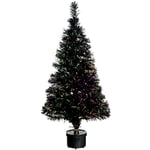 WeRChristmas 4 ft Pre-Lit Lantern Fibre Optic Christmas Tree