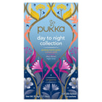 Pukka Teas Organic Day to Night Collection - 20 Teabags x 4 Pack