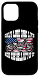 iPhone 12/12 Pro One Life Ride The Hell Out Of It US Flag Motorcycle Biker Case