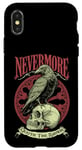 Coque pour iPhone X/XS Nevermore Quoth The Raven Gothic Edgar Allan Poe