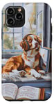 Coque pour iPhone 11 Pro Nova Scotia Retriever Toller Peinture chien amateur de musique