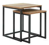 Habitat Nomad Nest of 2 Tables - Oak Effect