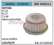 Filtre à Air Sans Pré-filtre Robin pour Moteur Tondeuse Ey 25 27 7.5 HP 008311