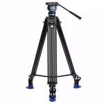 Benro Aluminium KH26P Dual-Tube 3-sect Tall Video Tripod Kit