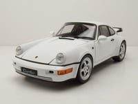 WELLY - Voiture de 2009 couleur blanche – PORSCHE 964 turbo - 1/18 - WEL18026...