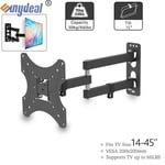 TV Wall Bracket Mount Tilt & Swivel for 14"-45" Inch LG Sony Monitor LCD UK