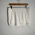 NIKE Women's Tennis Skirt M Medium Size 8 10 NEW BNWT white shorts