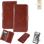 CASE FOR Huawei Mate 50 Pro BROWN FAUX LEATHER PROTECTION WALLET BOOK FLIP MAGNE