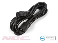 NEW Dell 4m Server Rack Power Cord/Kettle Extension Cable/Lead (C13 - C14) 220V