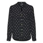 Chemisier coupe droite fluide FEMME Vero Moda noir à pois