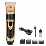 Uk Electric Pet Cat Dog Grooming Clippers Hair Trimmer Shaver Kit Cordless Quiet