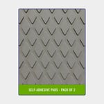 Treadmaster Halkskyddsmatta / halkskydd båt Anti-Slip Diamond Pattern (PSA) Light Grey, 412 x 203 3 mm, 2-pack