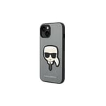 Karl Lagerfeld iPhone 14 6.1" KLHCP14SSAPKHG hopea PU Saffiano Karl Head Patchilla